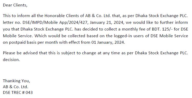 Notice attachment